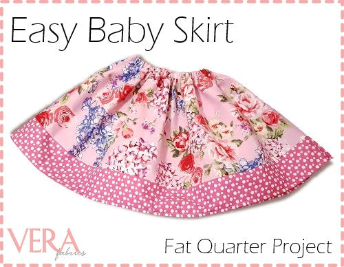 Fat Quarter Baby Skirt Project