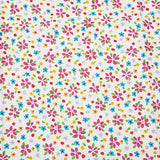 Festive Garden Flowers - 100% Cotton Fabric Fat Quarter