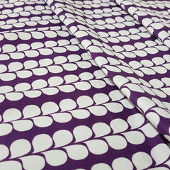 Purple Lavender Stalks - 100% Cotton Fabric Fat Quarter - Vera Fabrics