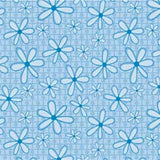 Blue Flowers Basically Hugs Cotton Fabric