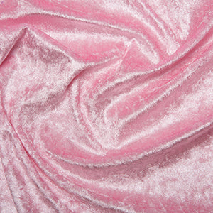 100% Polyester Crushed Velour Fabric 60" - 14 Colours