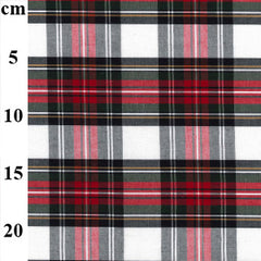 100% Cotton Flat Woven Cotton Tartan Fabric 58