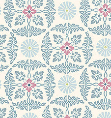 Blue Summer Loft Cotton Fabric Fat Quarter Bundle - Vera Fabrics