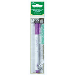 Fabric Marker Pen - Air Erasable - Extra Fine: Purple - Vera Fabrics