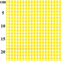 65% Polyester 35% Cotton Gingham Fabric – 1/4” Checks 45