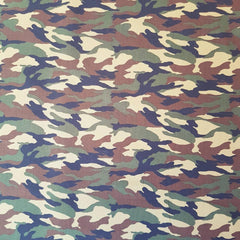 Camouflage Green & Brown Army Woodland FAT QUARTER Cotton Poplin Fabric Boys and Mens Clothes, Bags, Accessories