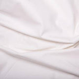 Excellent Quality Plain Ivory Off White 100% Cotton Poplin Fabric 121gsm Sewing Quilting Craft Home Decor