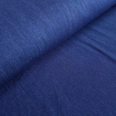 8oz Lightweight Pre-washed 100% Cotton Denim Fabric - Dark - Vera Fabrics