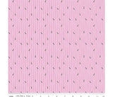Pink Ballerina Bows in Stripes Cotton Fabric
