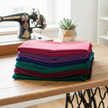 Assorted 100% Cotton Fabric Velvet 45" Half A Metre Bundle - 5 Colours