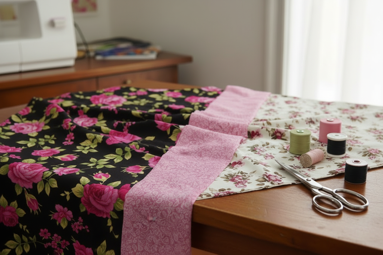 Assorted 4 Polycotton Half A Metre Bundle Subscription - Adults