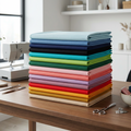 Assorted 100% Cotton 55" Canvas Fabric Bundle - 5 Colours
