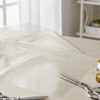 Clear Glitter PVC 55" Fabric