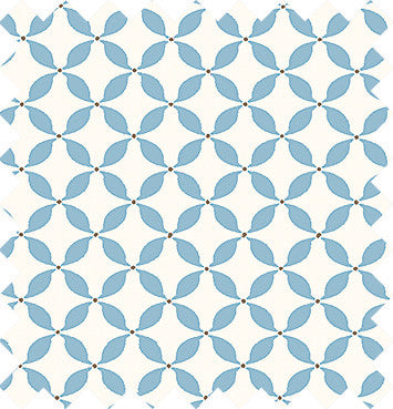 Blue French Cottage Cotton Fabric Fat Quarter Bundle - Vera Fabrics