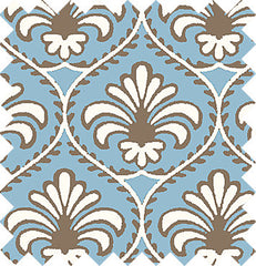 Blue French Cottage Cotton Fabric Fat Quarter Bundle - Vera Fabrics