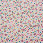 Festive Garden Flowers Pink - 100% Cotton Fabric Fat Quarter - Vera Fabrics