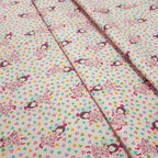Fairy in Flowers Pink - 100% Cotton Fabric Fat Quarter - Vera Fabrics