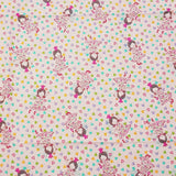 Fairy in Flowers Pink - 100% Cotton Fabric Fat Quarter
