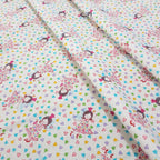 Fairy in Flowers Ivory - 100% Cotton Fabric Fat Quarter - Vera Fabrics