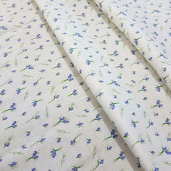 Lavender Flower Clusters - 100% Cotton Fabric Fat Quarter - Vera Fabrics