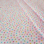 Pink Multi Hearts - 100% Cotton Fabric Fat Quarter - Vera Fabrics