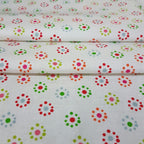 Multi Spot Flowers - 100% Cotton Fabric Fat Quarter - Vera Fabrics