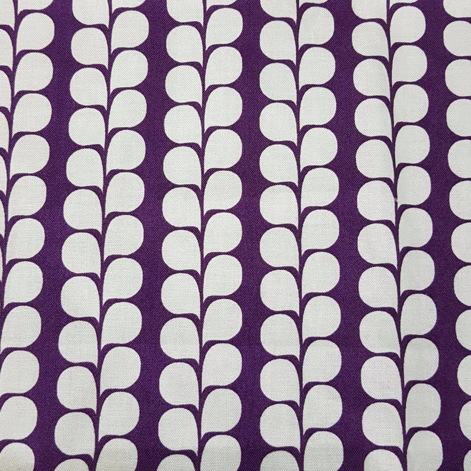 Purple Lavender Stalks - 100% Cotton Fabric Fat Quarter - Vera Fabrics