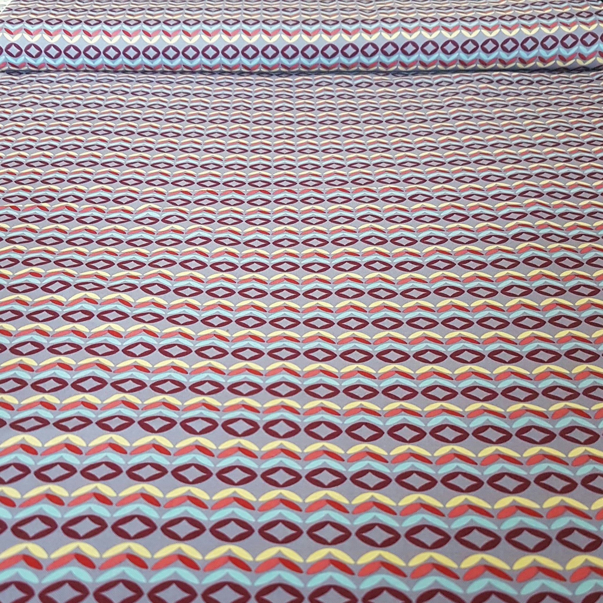 Lilac Petals Pattern Cotton Fabric - Vera Fabrics