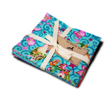 Cats with Hats Cotton Fabric 6 Fat Quarter Bundle