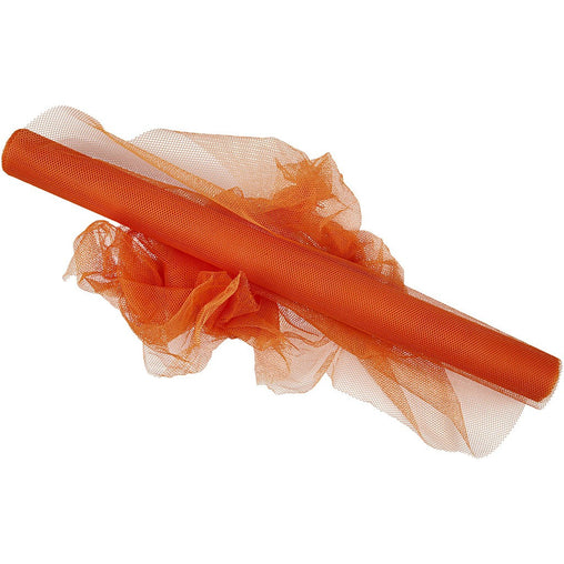 Orange - Tulle - Per Metre - Vera Fabrics