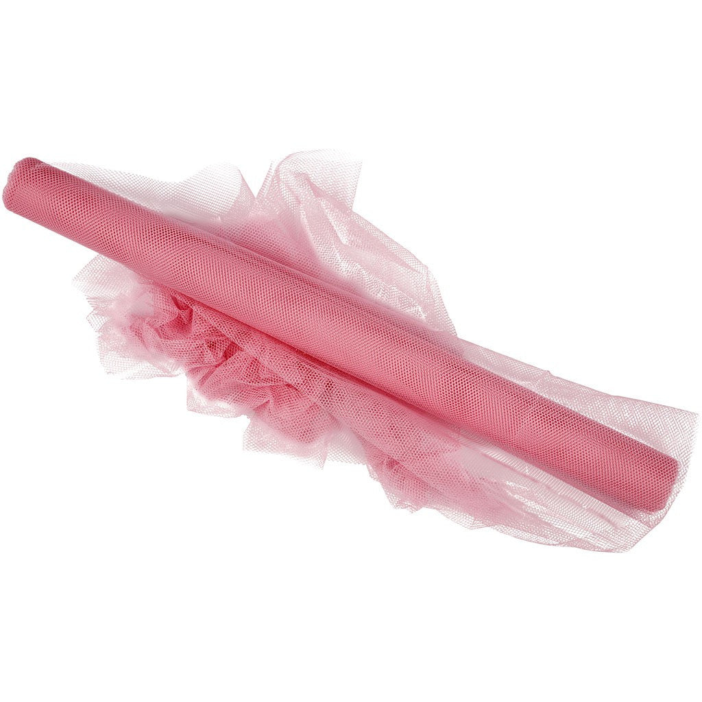 Rose Pink - Tulle - Per Metre - Vera Fabrics