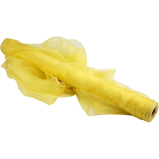 Yellow - Fine Organza - Per Metre - Vera Fabrics