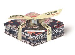 Navy Marrakesch Cotton Fabric Fat Quarter Bundle - Vera Fabrics