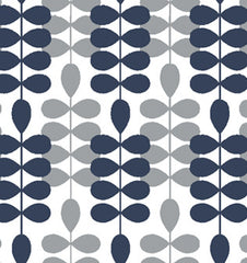 Navy Long Island Cotton Fabric Fat Quarter Bundle - Vera Fabrics