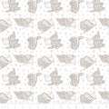 Licensed Disney Dumbo Elephant Stars in Dark Taupe Cotton Fabric - Vera Fabrics