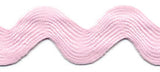 Super Jumbo 3-4cm Large Ric Rac Craft Ribbon - Baby Pink - Per Metre