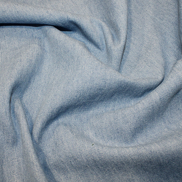 100% Cotton Washed Denim Fabric – 8oz 58" - 3 Colours