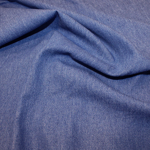 100% Cotton Washed Denim Fabric – 8oz 58" - 3 Colours