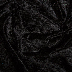 100% Polyester Crushed Velour Fabric 60" - 14 Colours