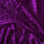 100% Polyester Crushed Velour Fabric 60" - 14 Colours