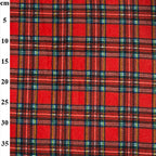 100% Polyester Fleece Fabric – Checks & Stripes 60" - 9 Colours