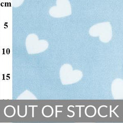 100% Polyester Fleece Fabric – Hearts 60