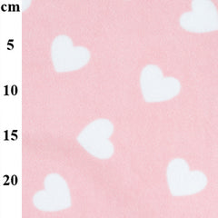 100% Polyester Valentines Fleece Fabric Prints 60
