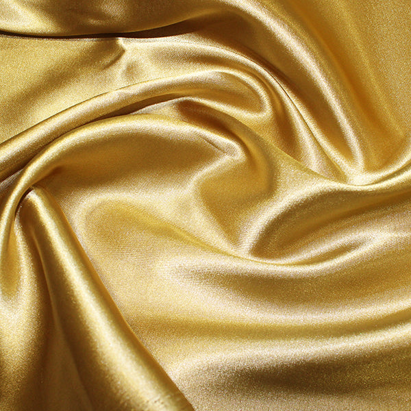 97% Polyester 3% Spandex Plain Stretch Satin 60" Fabric - 10 Colours