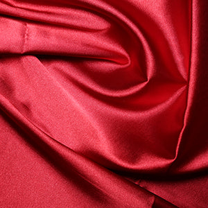 97% Polyester 3% Spandex Plain Stretch Satin 60" Fabric - 10 Colours