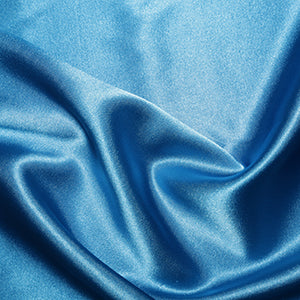 97% Polyester 3% Spandex Plain Stretch Satin 60" Fabric - 10 Colours