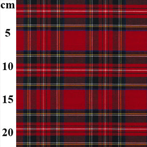 100% Cotton Flat Woven Cotton Tartan Fabric 58" - 3 Colours