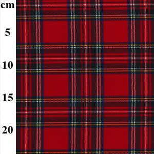 67% Polyester 29% Viscose 4% Spandex Stretch Tartans Fabric 57" - 2 Colours