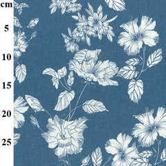 100% Cotton Printed Chambray Denim Prints 58