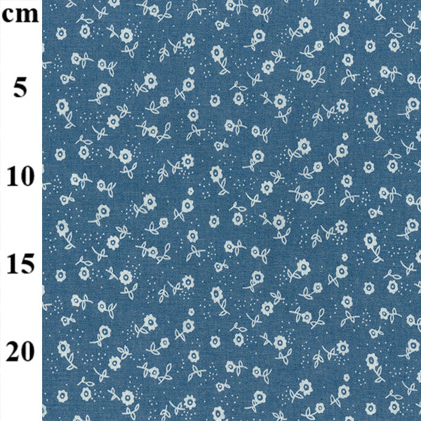 100% Cotton Printed Chambray Denim Prints 58" Fabric - 8 Colours